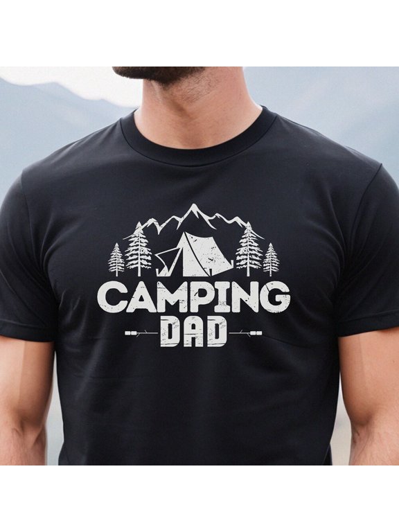 Dad Camping, Dad Camp , Cool Camp Dad, Campings For Dad, Fun Camping Dad Gift, Mens Camping, Tent Camping Tee