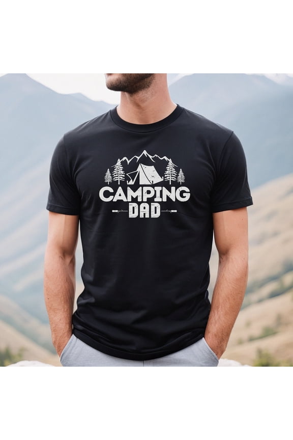 Dad Camping Shirt, Dad Camp T-Shirt, Cool Camp Dad Shirt, Camping Shirts For Dad, Fun Camping Dad Gift, Mens Camping Shirt, Tent Camping Tee
