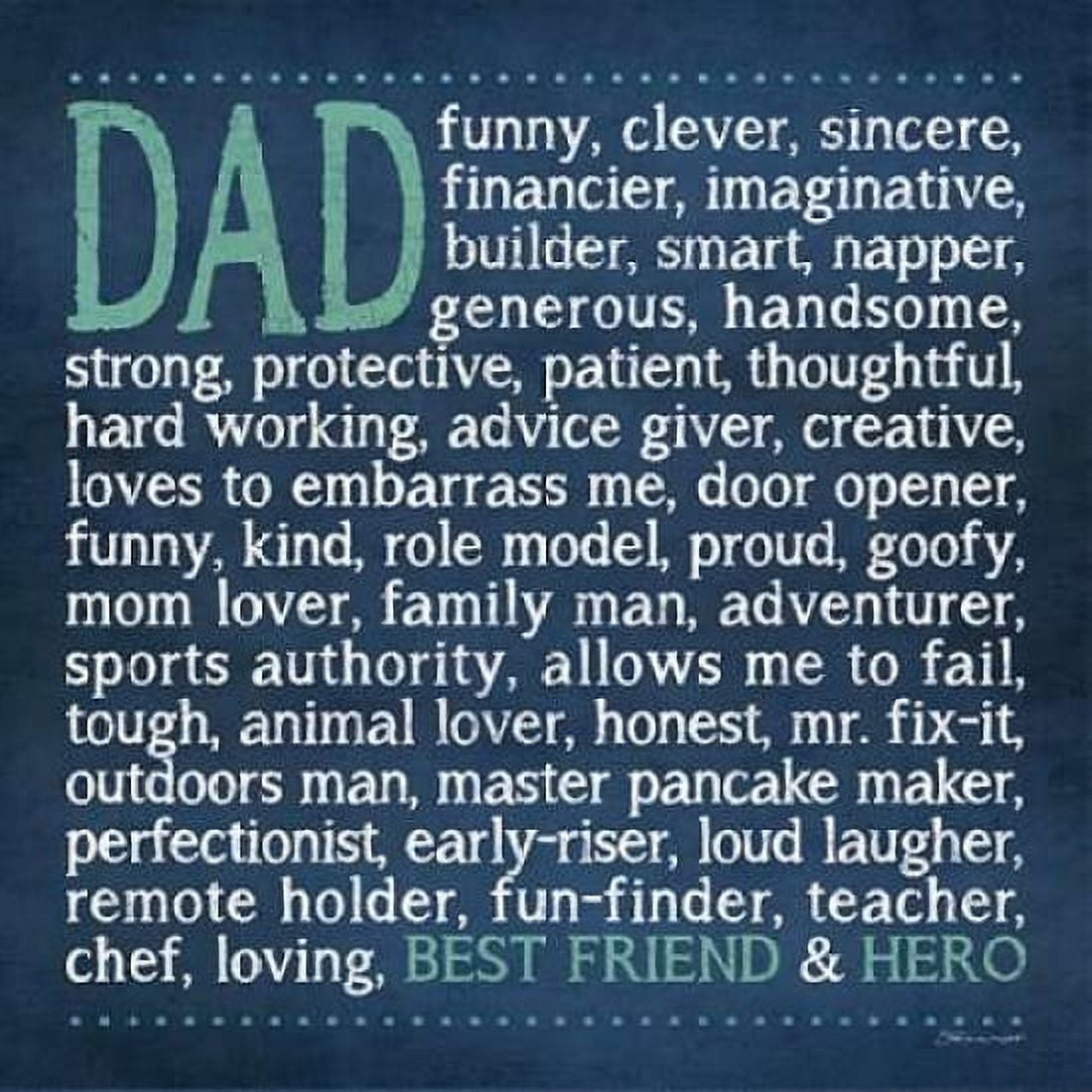 Dad Canvas Art - Stephanie Marrott (24 x 24)