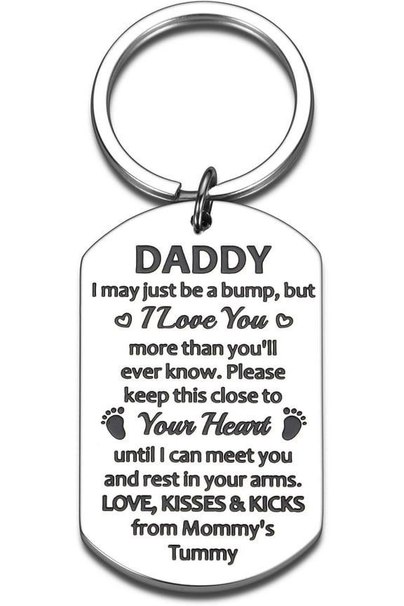 Dad Christmas Gifts, Gifts for Dad from Daughter Son, Stocking Stuffers for Men, Men Christmas Gifts, Best Gifts for Dad, Keychain Gifts for Papa, Birthday Valentines Day Gifts Soon to Be Dad Gifts