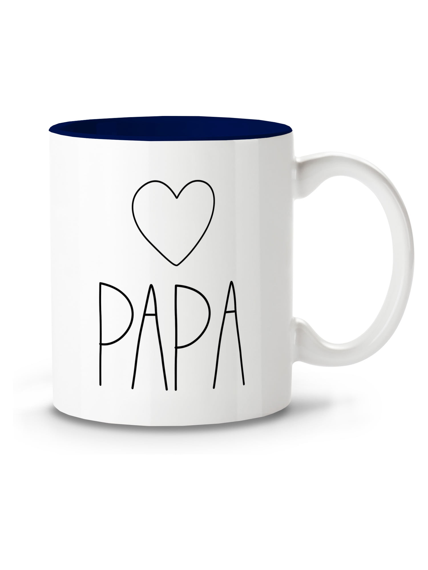 Dad Christmas Gifts - Papa Mug Father Coffee Mug For Daddy - Xmas Father's Day Birthday Tea Cup Gift 11oz