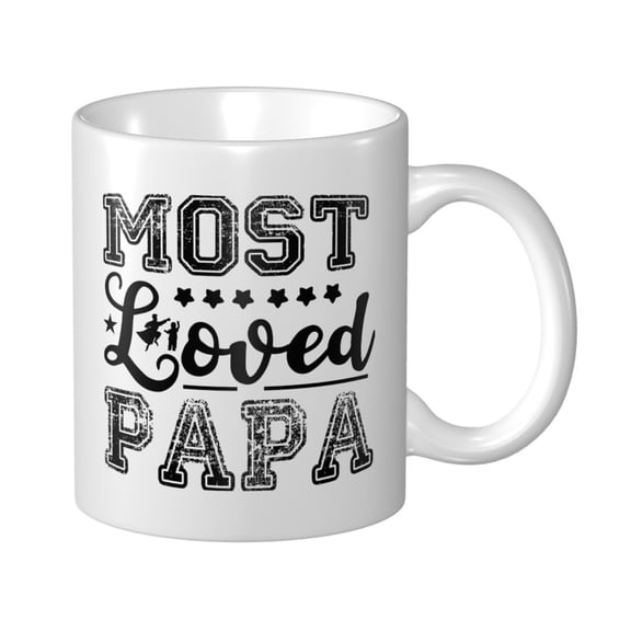 Dad Coffee Mug, Best Fathers Day Gift for Dad, Grandpa, Husband, Best Dad Ever Gifts, Dad Mug - 11oz Ceramic Coffee Mug - Durable Tea Cup for Home & Office, Microwave & Dishwasher Safe, New Dad Gifts