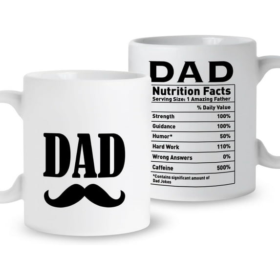Dad Coffee Mug Gift, Amazing Father, Dad Mug Gift from Daughter Son Kids, Christmas Birthday Father''s Day Gift for Dad, Best Dad Ever Appreciation Gift, Ceramic 11oz