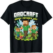Dad Dadcraft Funny Gamer For Happy Father'S Day Gaming Pixel T-Shirt Unisex S-5XL Hot Trending Shirt, Vintage Birthday Gift