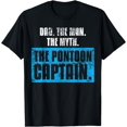 thumbnail image 1 of Dad Daddy Funny Pontoon Captain T-Shirt, 1 of 4