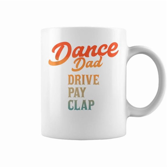 Dad Dance Retro Proud Dancer Dancing Fathers Day Coffee Mugs