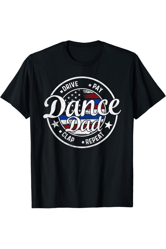 Dad Dance Vintage American Dancer Dancing Father'S Day Quote T-Shirt Unisex S-5XL Hot Trending Shirt, Vintage Birthday Gift
