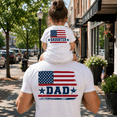 thumbnail image 1 of Dad Daughter Matching Shirts, Patriotic American Flag Dad And Daughter Outfit, Father's Day Gift For Dad, 1 of 7