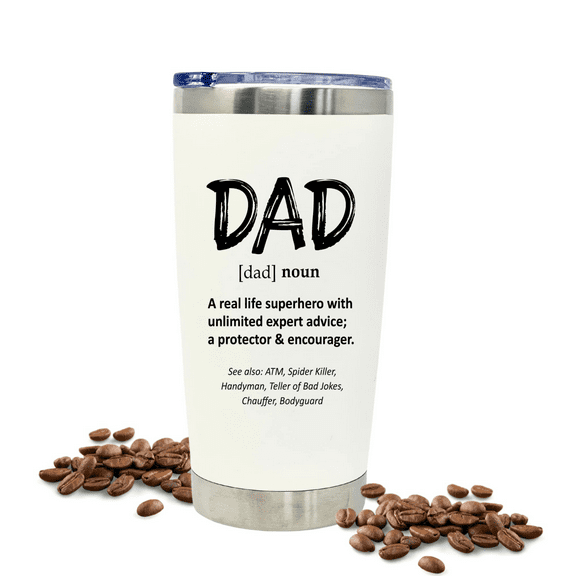 Dad Definition White 20 oz Tumbler