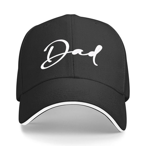 Dad Est 2025 Print Baseball Cap Adjustable Strap for Running Workouts and Outdoor Activities All Seasons,Made In USA,Adult One Size Fits All
