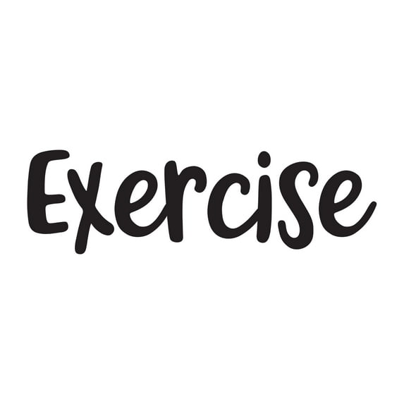 Dad Exercise Encouraging Quotes & Sayings Wall Decal Decoration Fitness Sports Health Wall Art Mural Lasts Years and Easily Removable - Size: 30 In(W) x 9 In(H)