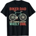 thumbnail image 1 of Dad Fathers Day Wheely Cooler bicycle Bike cycling T-Shirt, 1 of 3