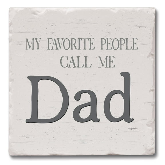 Thirstystone Dad Favorite 4-Pack Tumbled Tile Stone Coasters