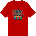 thumbnail image 1 of Dad Fixer Of Things
 Adult Red Crew Neck Short Sleeve Tee-3XL, 1 of 4