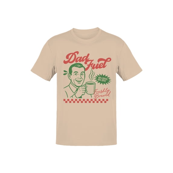 Dad Fuel Coffee Humor Men's T-shirt