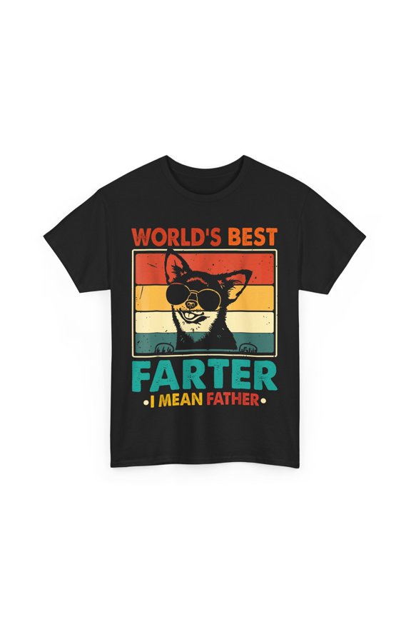 Dad Funny Shirt, World's Best Farter I Mean Father Father's Day Shirt