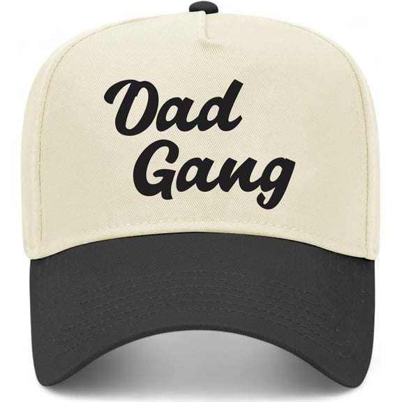Dad Gang Vintage Trucker Hat | Classic Retro Hat For Dads | Premium Snapback For Men Unisex
