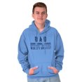 thumbnail image 1 of Dad Genuine World's Greatest Father Men's Big & Tall Graphic Hoodie Brisco Brands 2X, 1 of 4