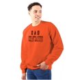 thumbnail image 1 of Dad Genuine World's Greatest Father Men's Crewneck Sweatshirt Brisco Brands S, 1 of 6