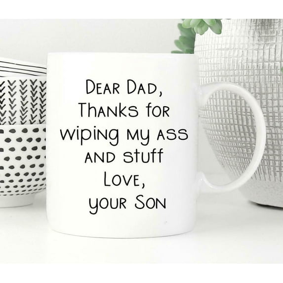 Dad Gift From Son Funny Dad Fathers Day Mug Gifts For Christmas Dad Mug Happy