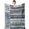 thumbnail image 1 of Dad Gifts Blanket - Dad Gifts from Daughter - Dad Gifts from Son 60"x50" Blankets - Dad Birthday Gifts - Gifts for Daddy - Father Gifts - Gifts for Dad Who Wants Nothing - Best Dad Gift Ideas, 1 of 5