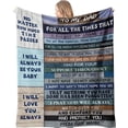 thumbnail image 1 of Dad Gifts Blanket, Gifts for Dad, Dad Birthday Gifts, Dad Gifts from Daughter, Dad Gifts from Son, Gifts for dad who Wants Nothing, Best Dad Gift Ideas, to My dad Blanket 60x50in, 1 of 6
