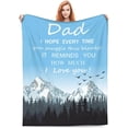 thumbnail image 1 of Dad Gifts Blanket,Valentines Day Birthday Gifts for Dad from Daughter Son 60"x80" Soft Warm Throw Blanket,Father Daddy Birthday Gifts from Kids,Best Dad Ever Gifts Throw Blanket, 1 of 6