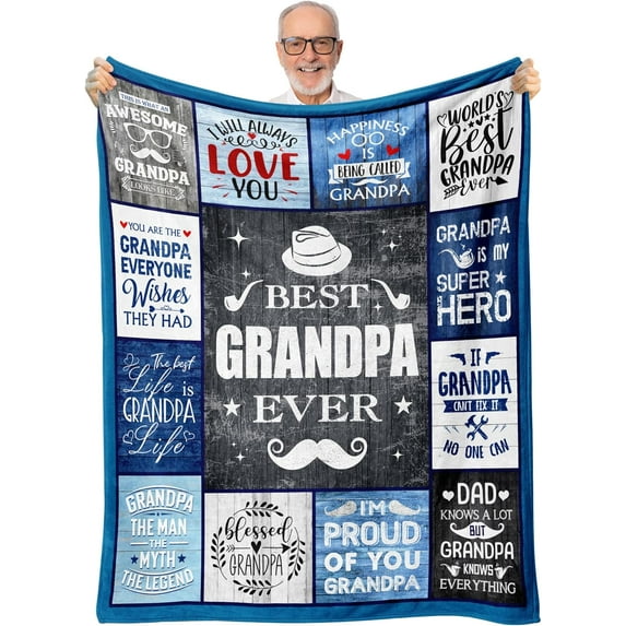 Dad Gifts, Dad Birthday Gifts, Dad Gifts from Daughter Son, Gifts for Daddy Who Wants Nothing, Best Dad Ever Gifts, Gifts for Dads Christmas Fathers Day Ideas Throw Blanket 60"x50"