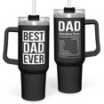 thumbnail image 1 of Dad Gifts for Dad from Daughter Son Best Dad Ever Tumbler with Handle 40oz Stainless Steel Insulated - Coffee Tumbler for Dad Father''s Day Birthday Christmas Cup Gift Set with Lid & Straw, 1 of 6