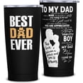 thumbnail image 1 of Dad Gifts from Son, Birthday Gifts for Dad from Son, Gifts For Dad From Son, To My Dad 20oz Tumbler with Lid And Straw, Best Dad Gifts from Son, Fathers Gifts from Sons, 1 of 6