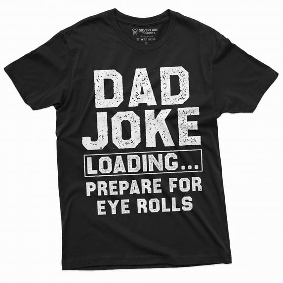 Dad Gifts for Christmas Funny Dad joke eye rolls Tee shirt Men's Father's day papa daddy tee shirt (XX-Large Black)