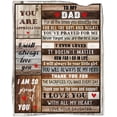 thumbnail image 1 of Dad Gifts from Daughter, Birthday Gifts for Dad Blanket 50''''x60 from Daughter Blanket Christmas Soft Cozy Flannel Throw Blanket Happy Birthday Dad, 1 of 6