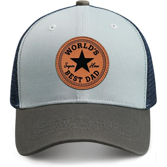 Dad Gifts from Daughter Son Dad Hat for Men Fathers Day Christmas Birthday Gifts Mens Trucker Hat Mens Hat for Dad from Kids Grey-Green