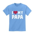 thumbnail image 1 of Dad Gifts from Daughter Son Fathers Day I Love My Daddy Papa Kids Shirts X-Large California Blue, 1 of 5