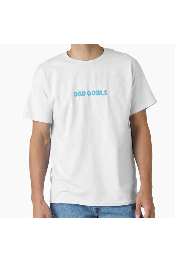 Dad Goals Inspirational Father Figure Family Mentor Variant B Crest T-Shirt