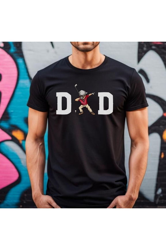 Dad Golf Fun Dad Shirts for Men for Dad Gift and Father's Day T-Shirt Outfit, Gift for Dad from Son and Daughter, Father's Day Golfer Gift