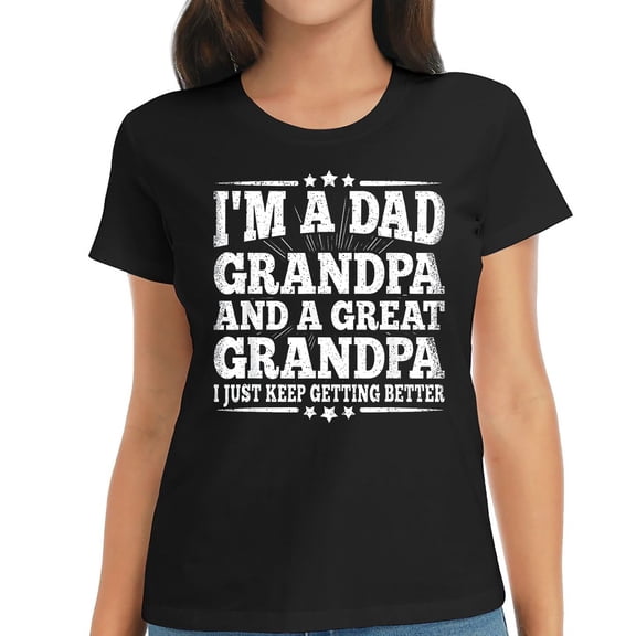 Dad Grandpa Great Grandpa Grandfather Grandkids Fathers Day T-Shirt