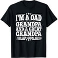 thumbnail image 1 of Dad Grandpa Great Grandpa Grandfather Vintage Fathers Day T-Shirt, 1 of 6