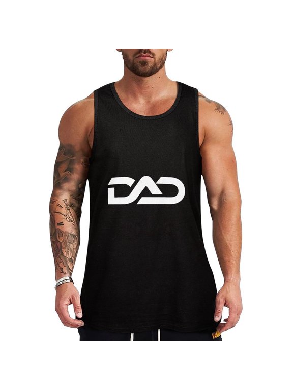 Dad HD Print Men's Muscle T-Shirt, Sleeveless, Muscle Tank Tee Top 3XL