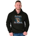 thumbnail image 1 of Dad Has the Power TV Remote Humor Men's Big & Tall Graphic Hoodie Brisco Brands 2X, 1 of 3