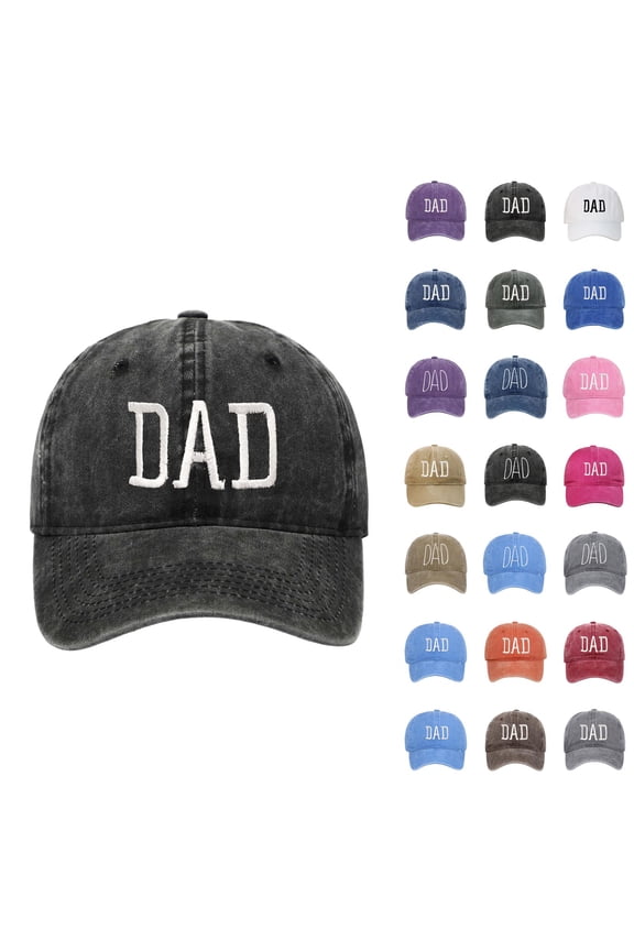 Dad Hat Dad Letter Embroidered Baseball Cap Father's Day Gift Daddy Hat