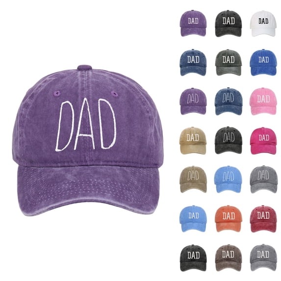 Dad Hat Dad Letter Embroidered Baseball Cap Father's Day Gift Daddy Hat