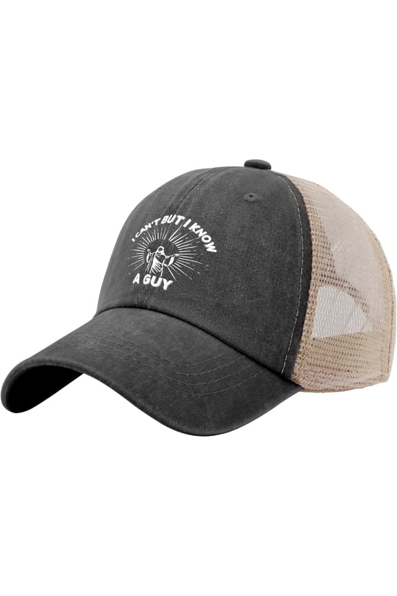 Dad Hat I Can't But Know an Guy Hat Trucker Hat Women Trendy Mesh Cap for Summer