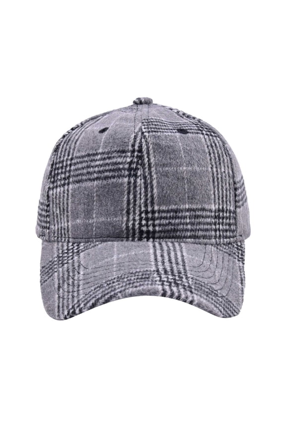 Dad Hat Unisex Plaid Cotton Classic Low Profile Soft Adjustable Baseball Cap