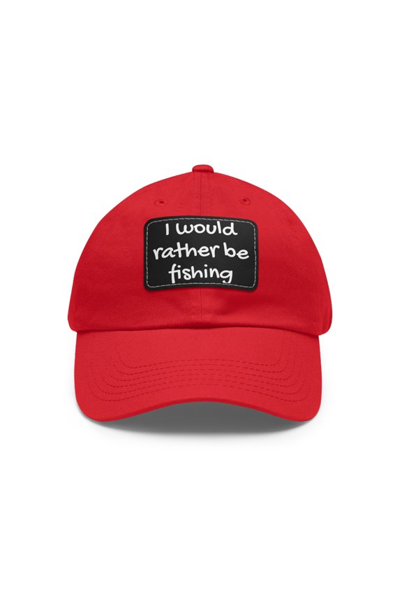 Dad Hat with Leather Patch