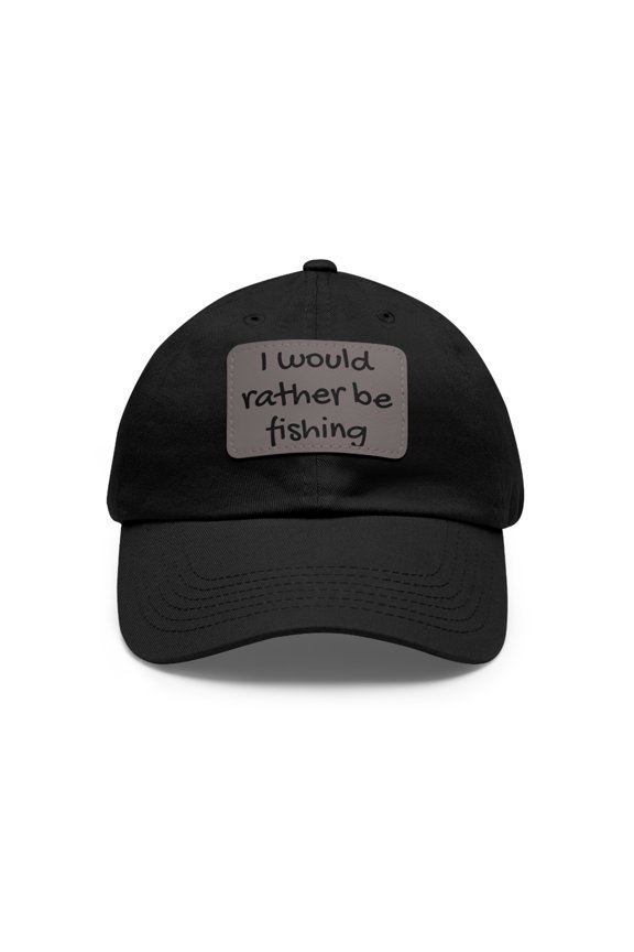Dad Hat with Leather Patch