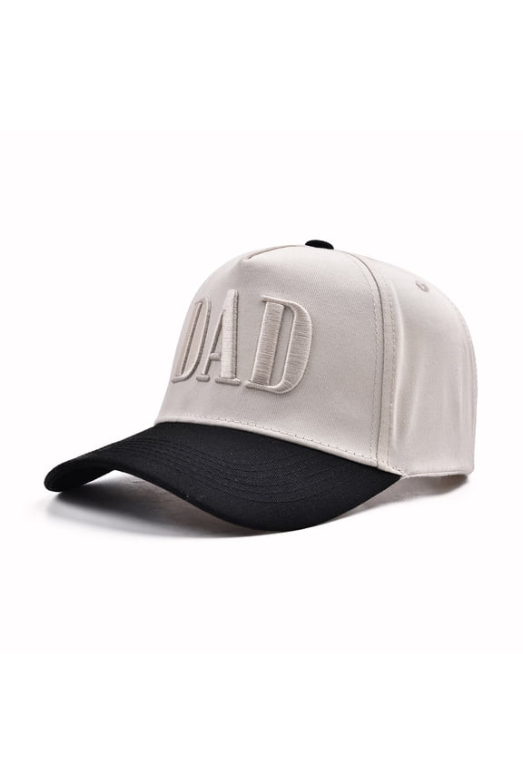 Dad Hats for Men,Embroidered Adjustable Vintage Two Tone Baseball Cap,New Parents Gifts, New Dad Gifts for Husband, Father Day Birthday Gifts for Dad Beige Beige One Size