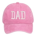 thumbnail image 1 of Dad Hats for Men! Yigetop Dad 2025 Promoted To Dad 2025 Daddy Established 2025 Hats for Men Aesthetic Washed Distressed Baseball Cap Cotton Cap Trucker Hat Pink One Size, 1 of 3