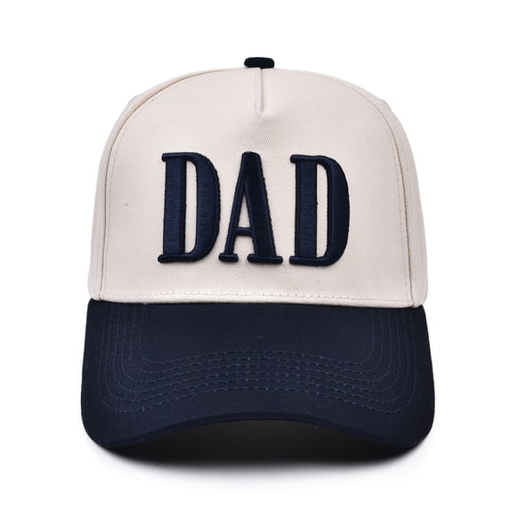 Dad Hats for Men, Vintage Two Tone Hat, New Dad Gifts for Husband, Fathers Day Birthday Gifts from Daughter Son Wife Blue One Size