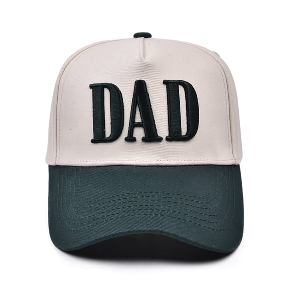 Dad Hats for Men, Vintage Two Tone Hat, New Dad Gifts for Husband, Fathers Day Birthday Gifts from Daughter Son Wife Green One Size